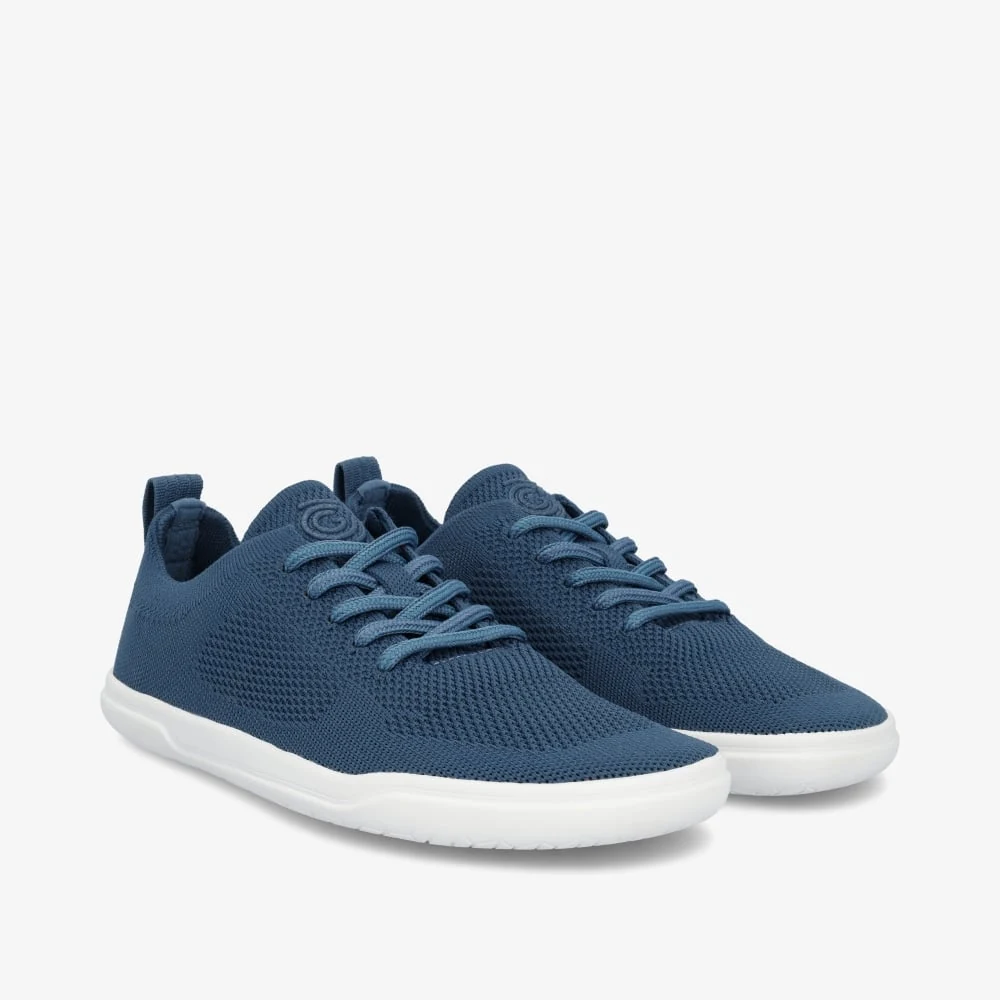 Мужские кроссовки Groundies Active Knit — Navy/White (Barefoot), фото 5