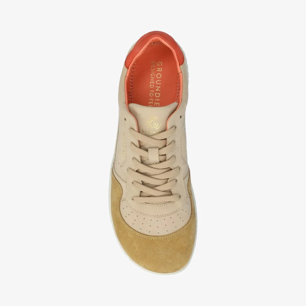 Женские кроссовки Groundies Nova GO1 — Beige/Coral (Barefoot), фото 5