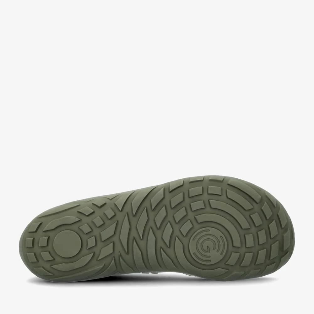 Мужские треккинговые кроссовки Groundies All Terrain Low 2.0 — Khaki/Orange (Barefoot), фото 4