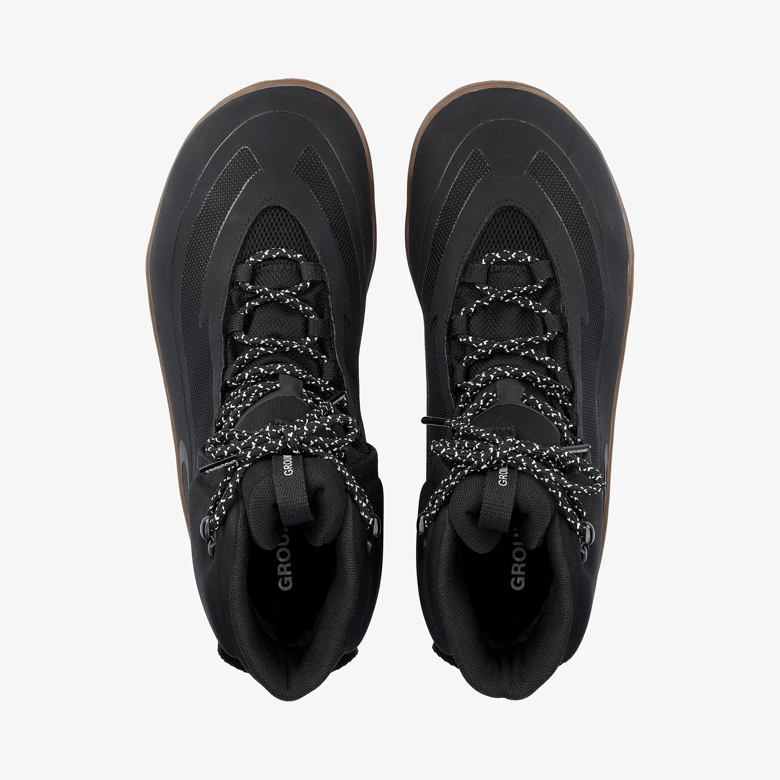 Треккинговые ботинки Groundies Mountain — Black (Barefoot), фото 2