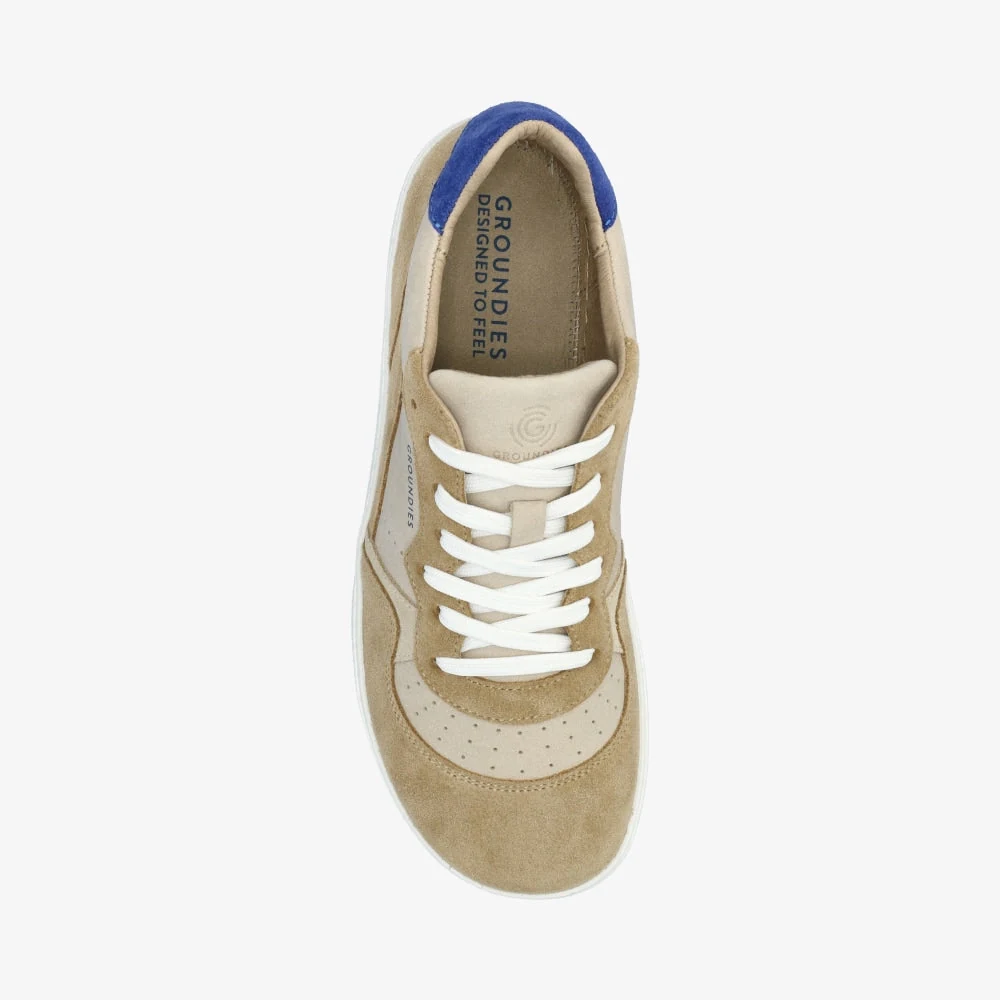 Женские кроссовки Groundies Nova GS1 — Beige/Indigo Blue (Barefoot), фото 5