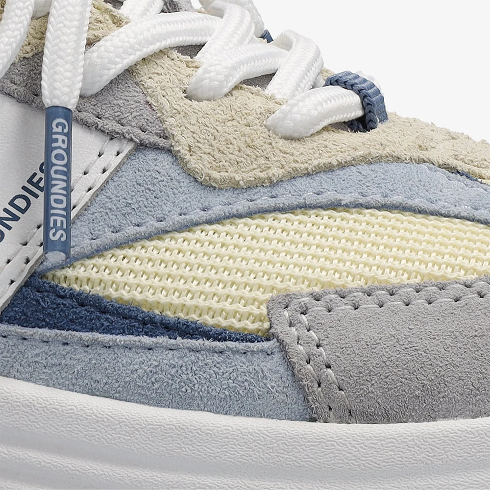 Детские кроссовки Groundies Starlite 2.0 Junior — Lemon Cream/Sky Blue (Barefoot), фото 4