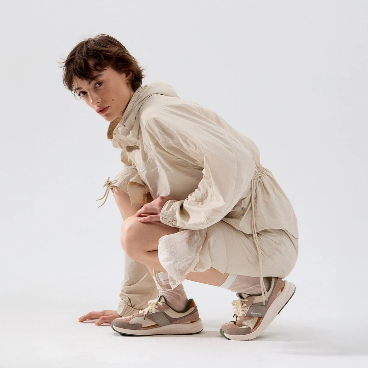 Женские кроссовки Groundies Starlite 2.0 — Beige/Caramel (Barefoot), фото 6