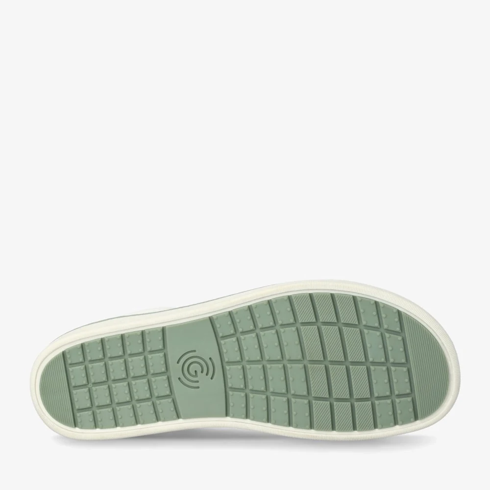 Мужские кроссовки Groundies Galaxy — White/Sage Green (Barefoot), фото 2