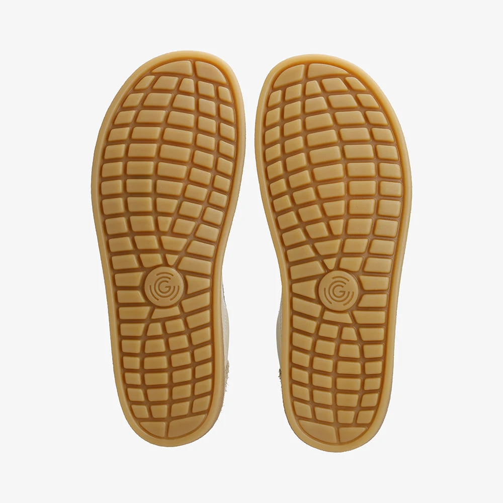 Женские кроссовки Groundies Panama Soft — Lemon Cream (Barefoot), фото 5
