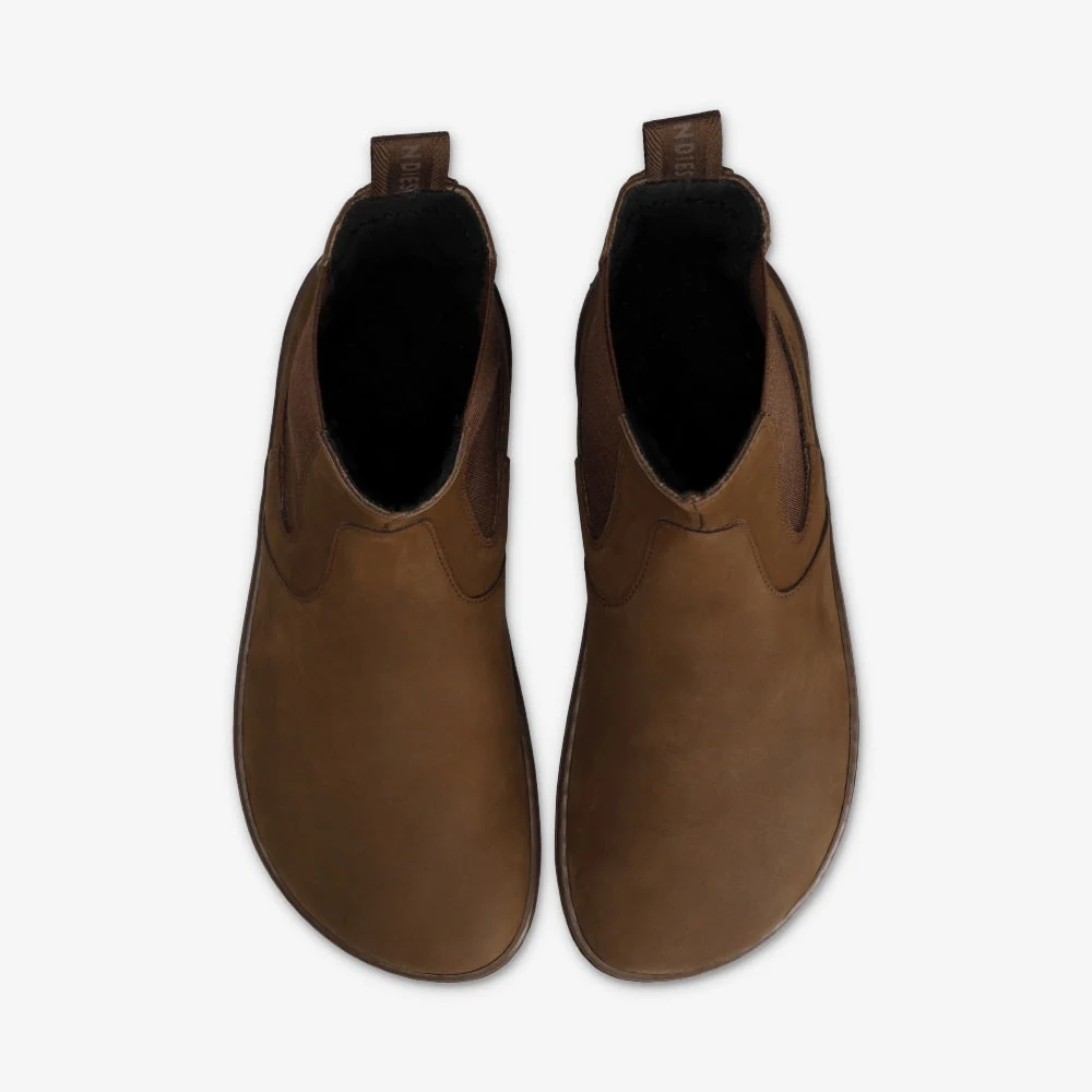 Женские ботинки Groundies Camden — Chocolate (Barefoot+), фото 4