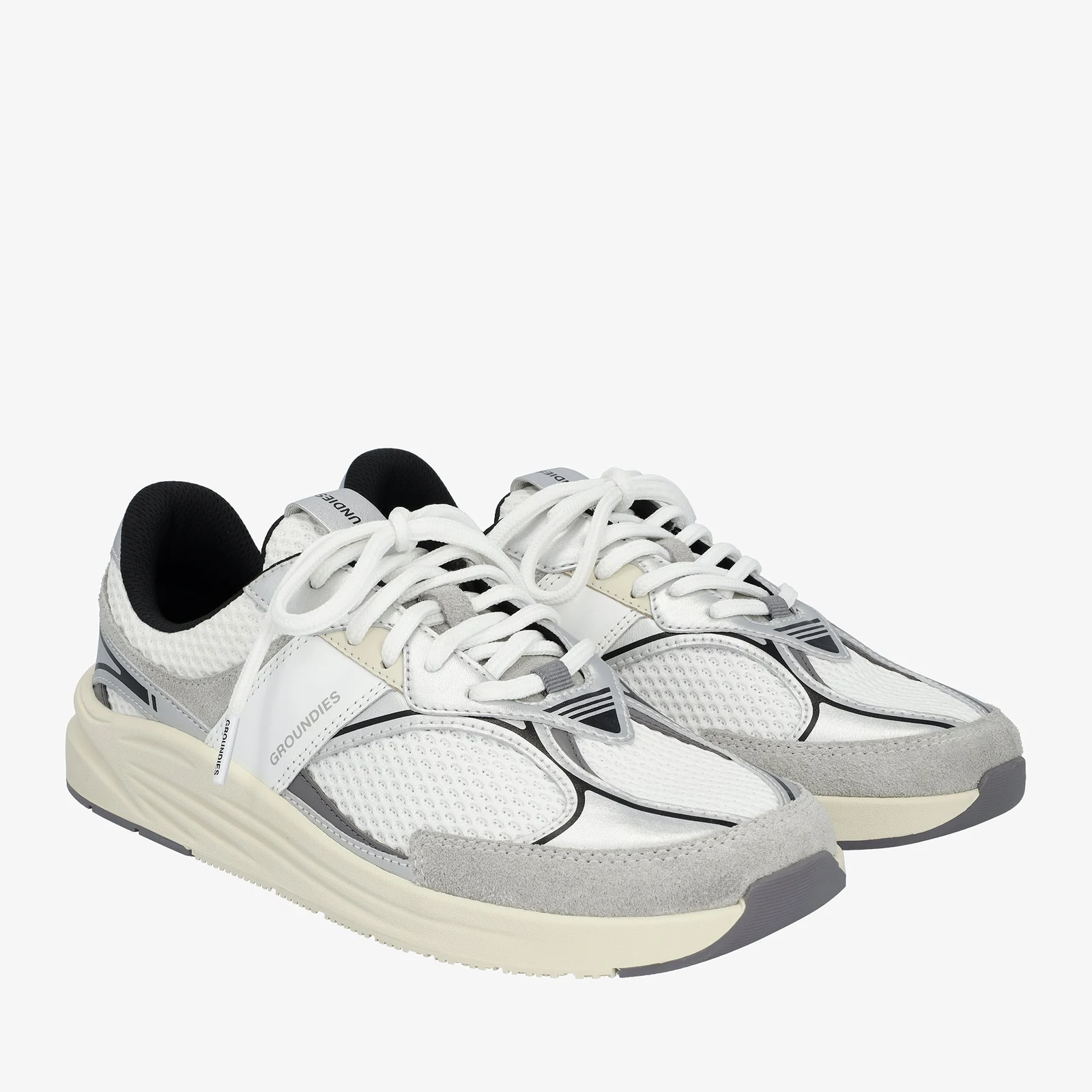 Кроссовки Groundies Starlite 2.0 — White/Silver/Black (Barefoot), фото 6
