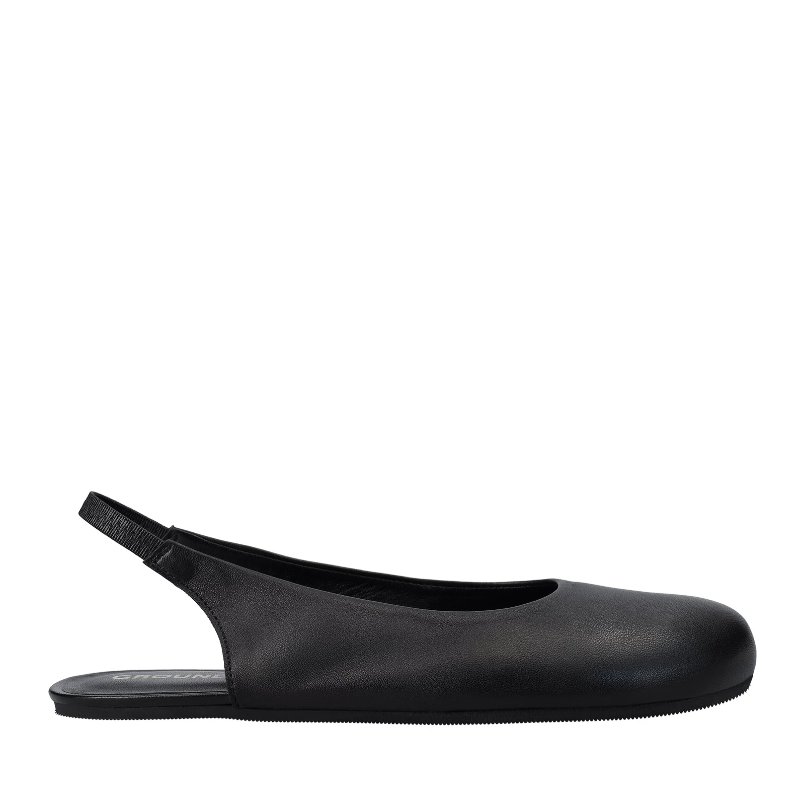 Женские балетки Groundies Arc — Black (Barefoot) — фото 1 из 6
