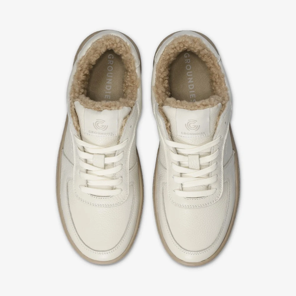 Женские кроссовки Groundies Hamptons 2.0 Teddy — Off-White (Barefoot Light), фото 5