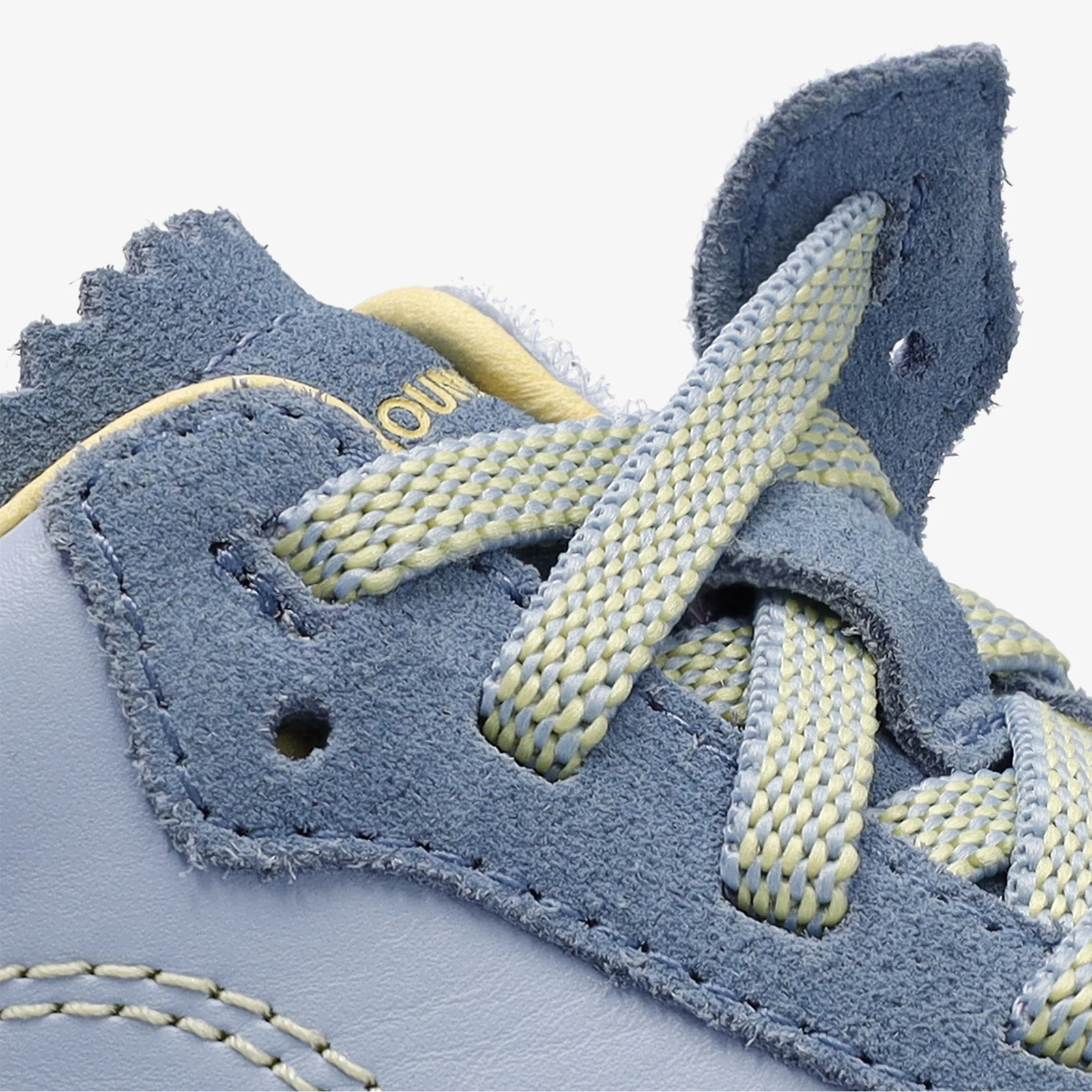 Детские кроссовки Groundies Panama Kids — Sky Blue/Lemon Cream (Barefoot), фото 6