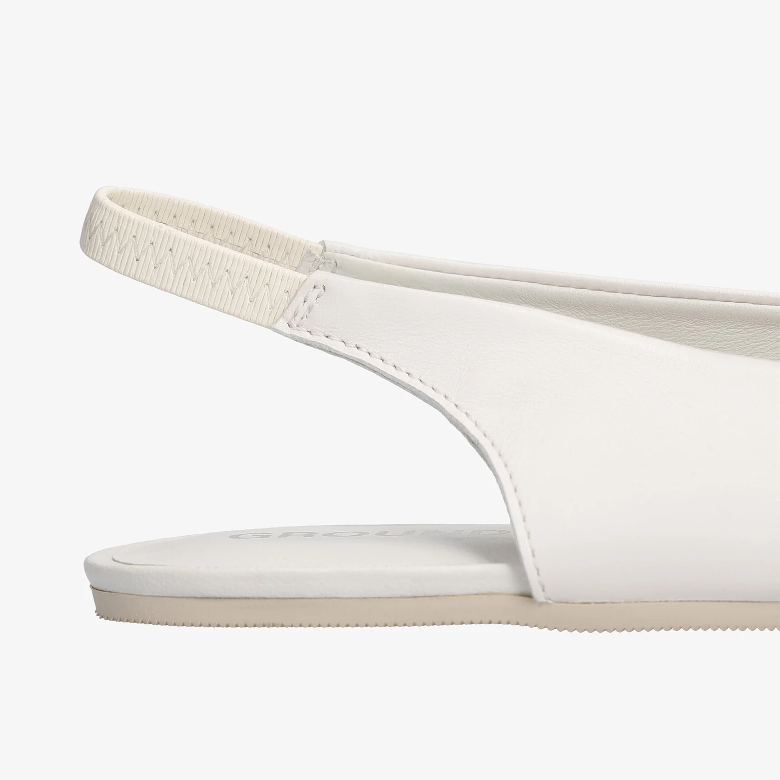 Женские балетки Groundies Arc — Off-White (Barefoot), фото 6
