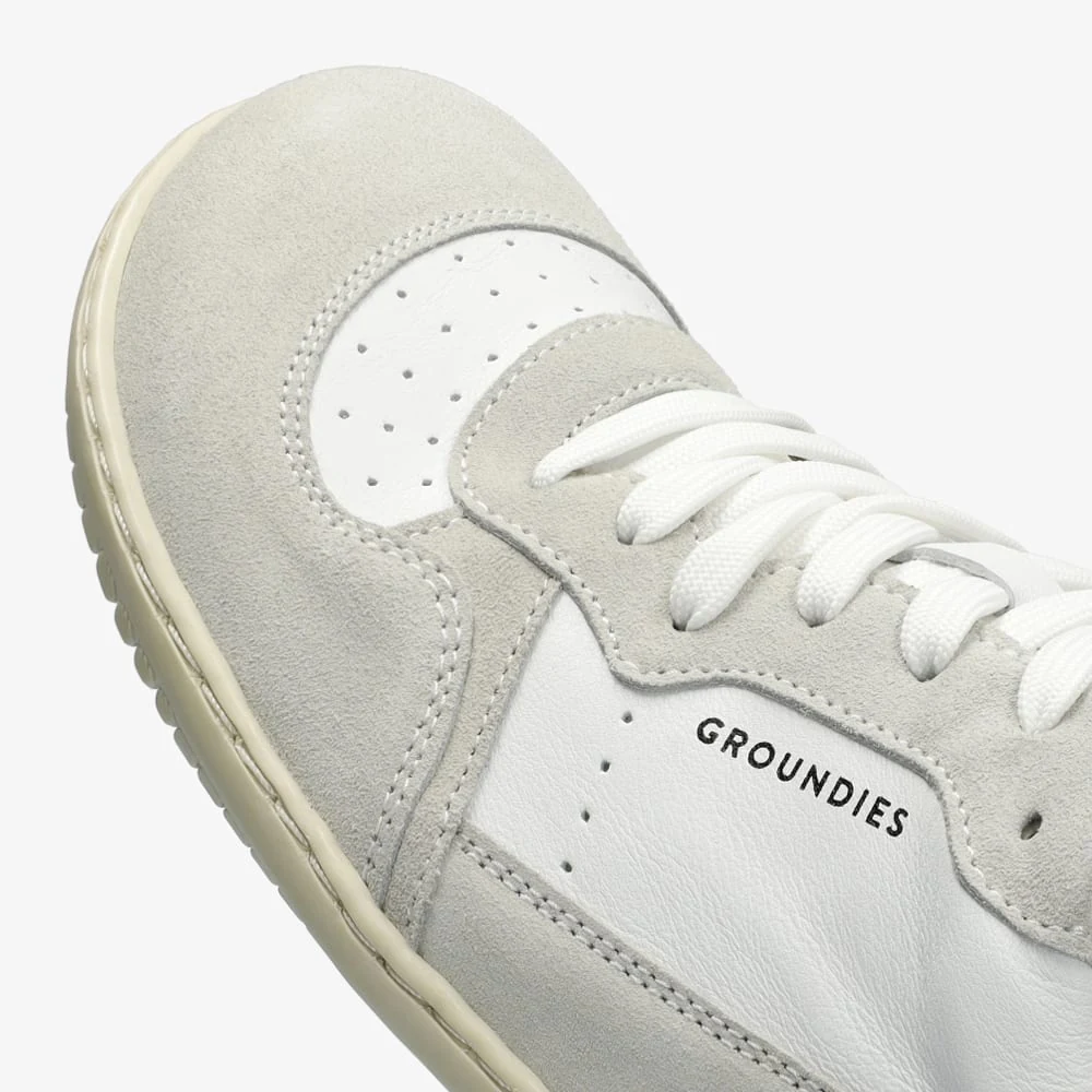 Мужские кроссовки Groundies Nova GO1 — White/Off-White (Barefoot+), фото 3
