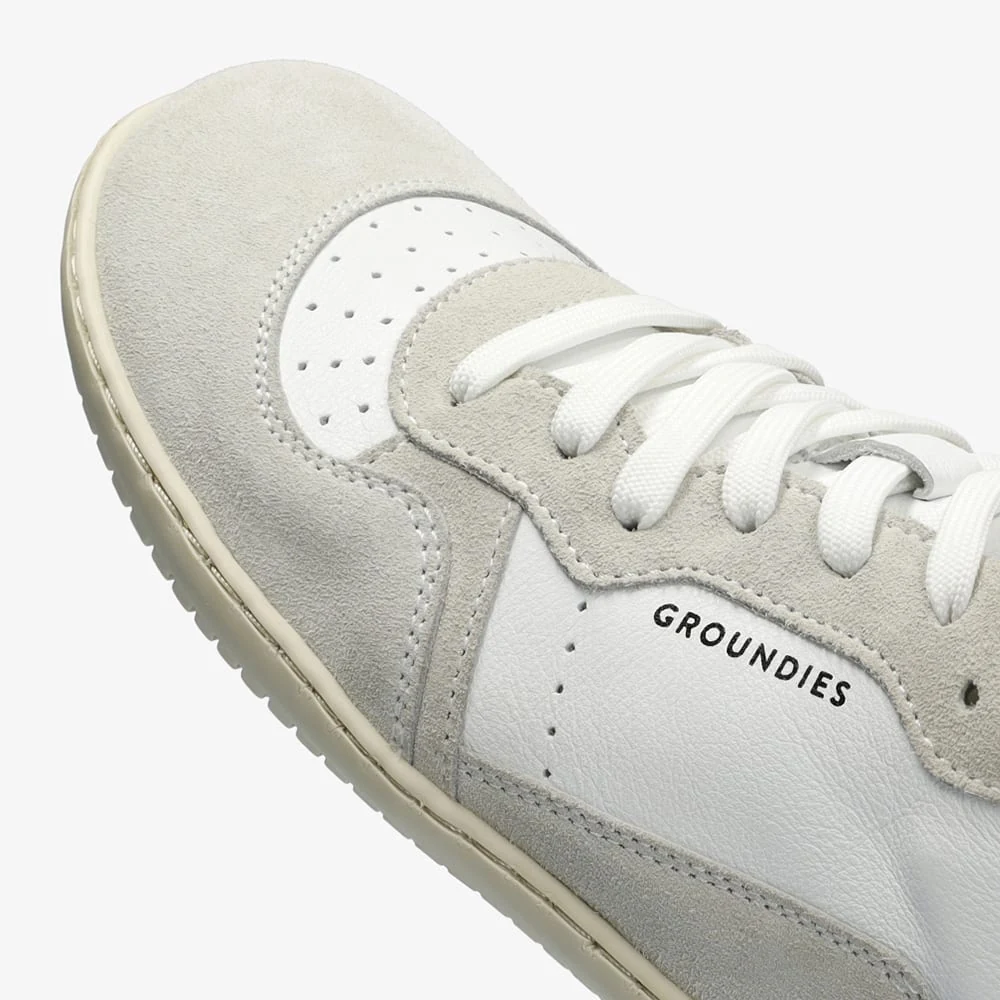 Мужские кроссовки Groundies Nova GO1 — White/Off-White (Barefoot), фото 3