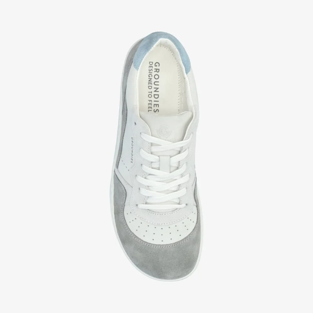 Женские кроссовки Groundies Nova GS1 — White/Sky Blue (Barefoot), фото 4