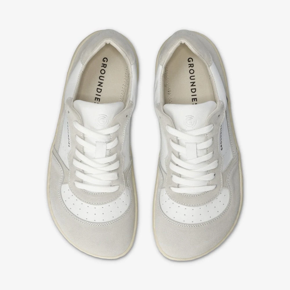 Женские кроссовки Groundies Nova GO1 — White/Off-White (Barefoot+), фото 4