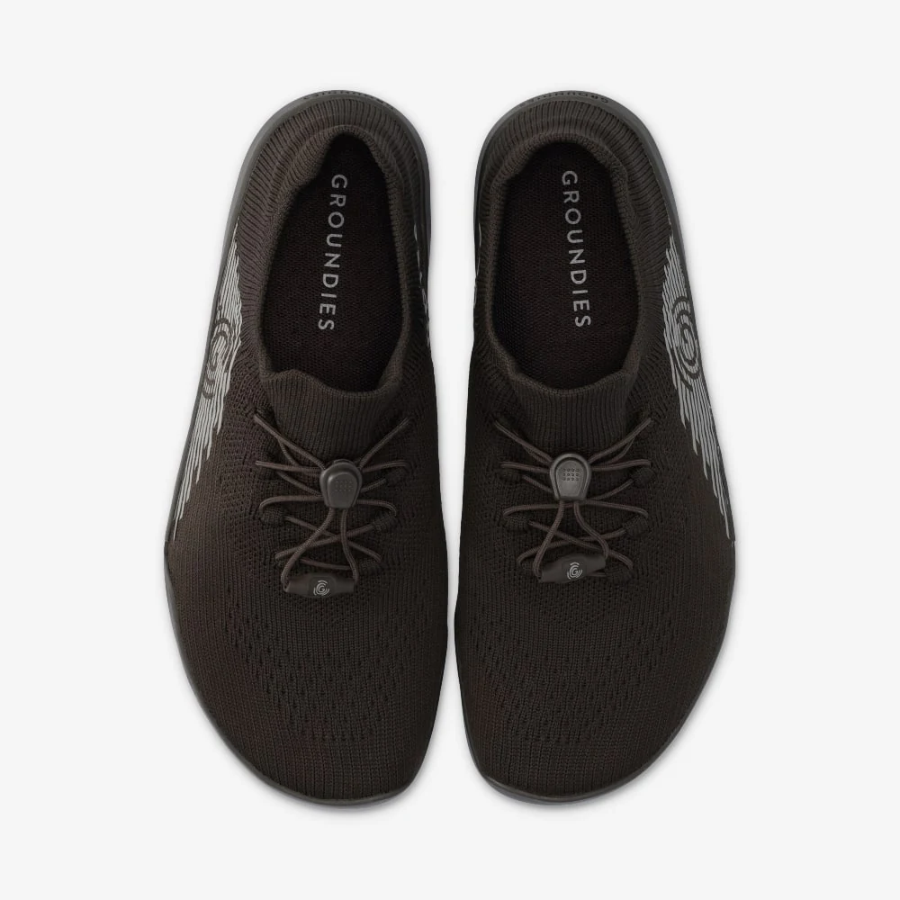 Мужские кроссовки Groundies G-Pure — Dark Brown (Barefoot), фото 4