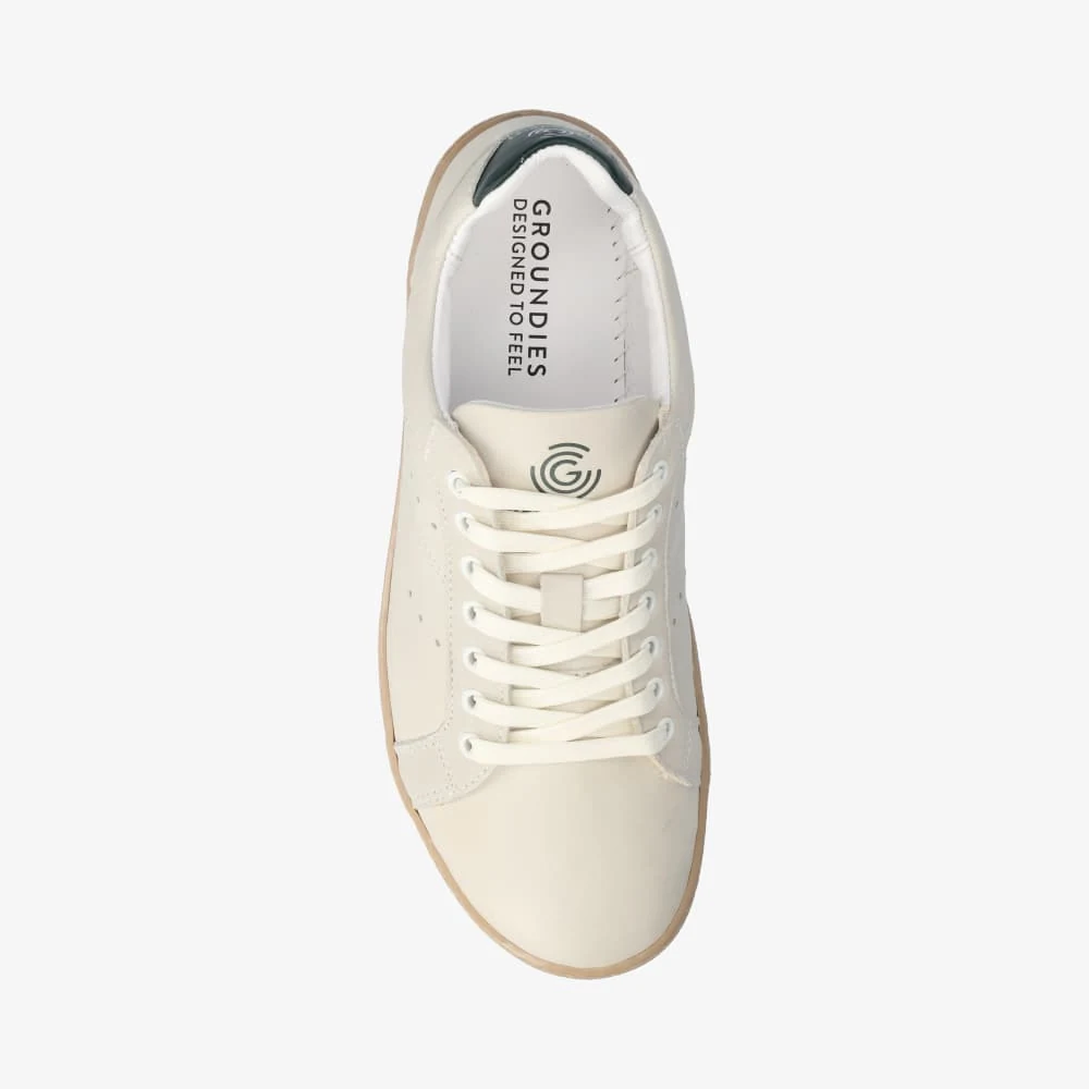 Женские кроссовки Groundies Universe — Off-White/Grün (Barefoot Light), фото 6