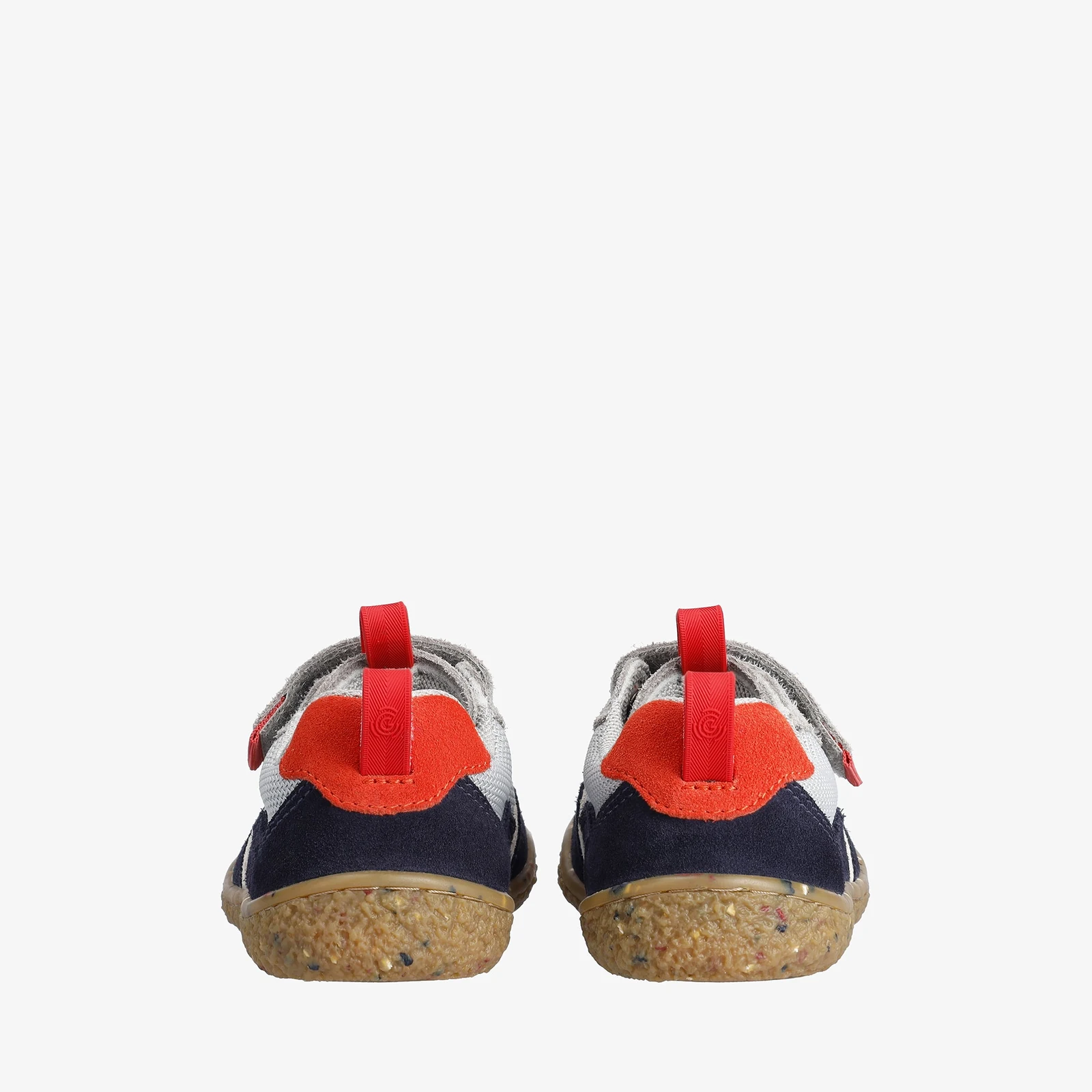 Детские кроссовки Groundies Lou 2.0 — Light Grey/Red (Barefoot), фото 7