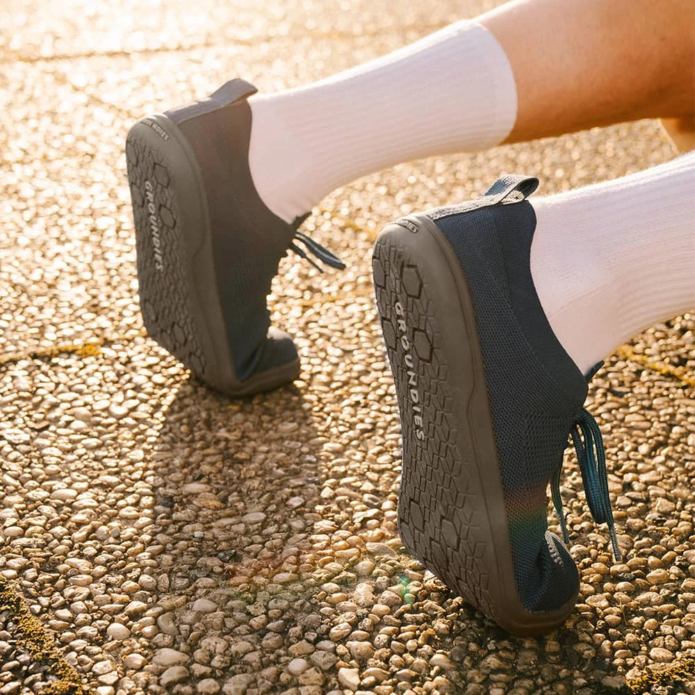 Мужские кроссовки Groundies Active Knit — Blau (Barefoot), фото 2