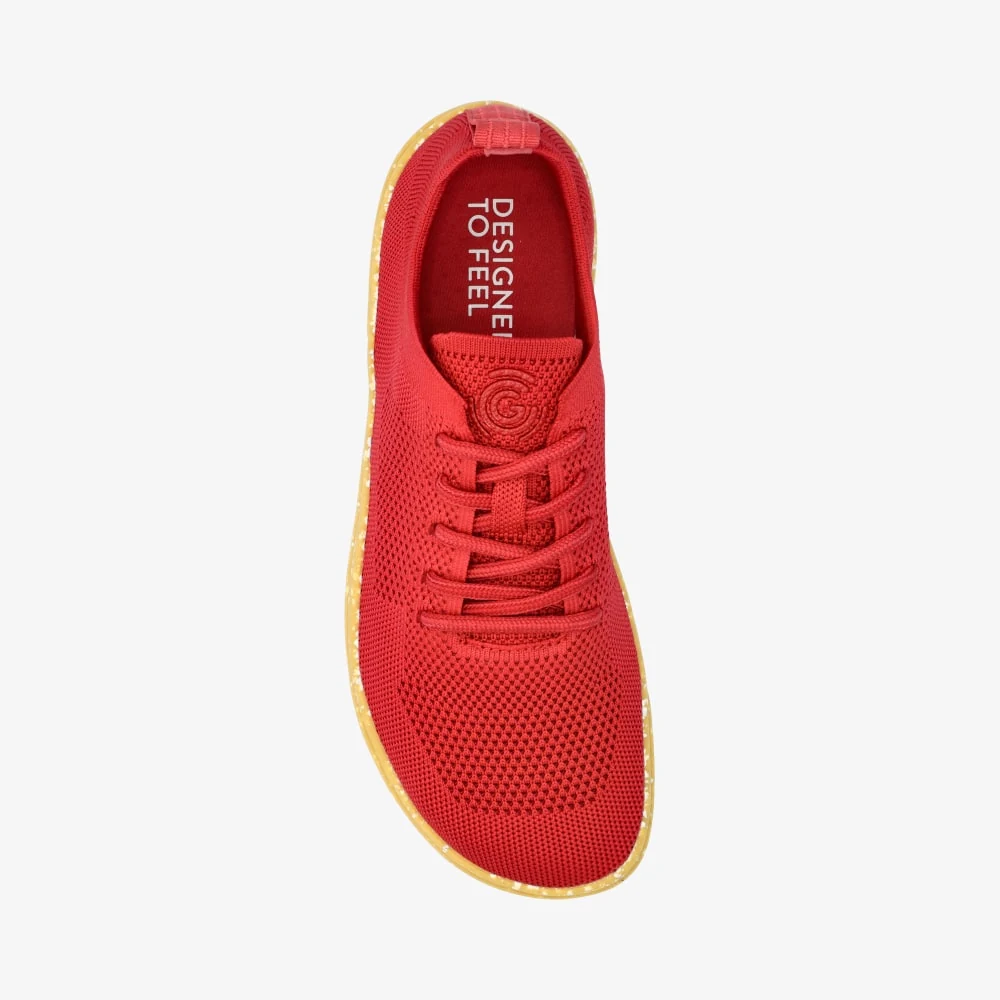 Женские кроссовки Groundies Active Knit — Rot (Barefoot), фото 4
