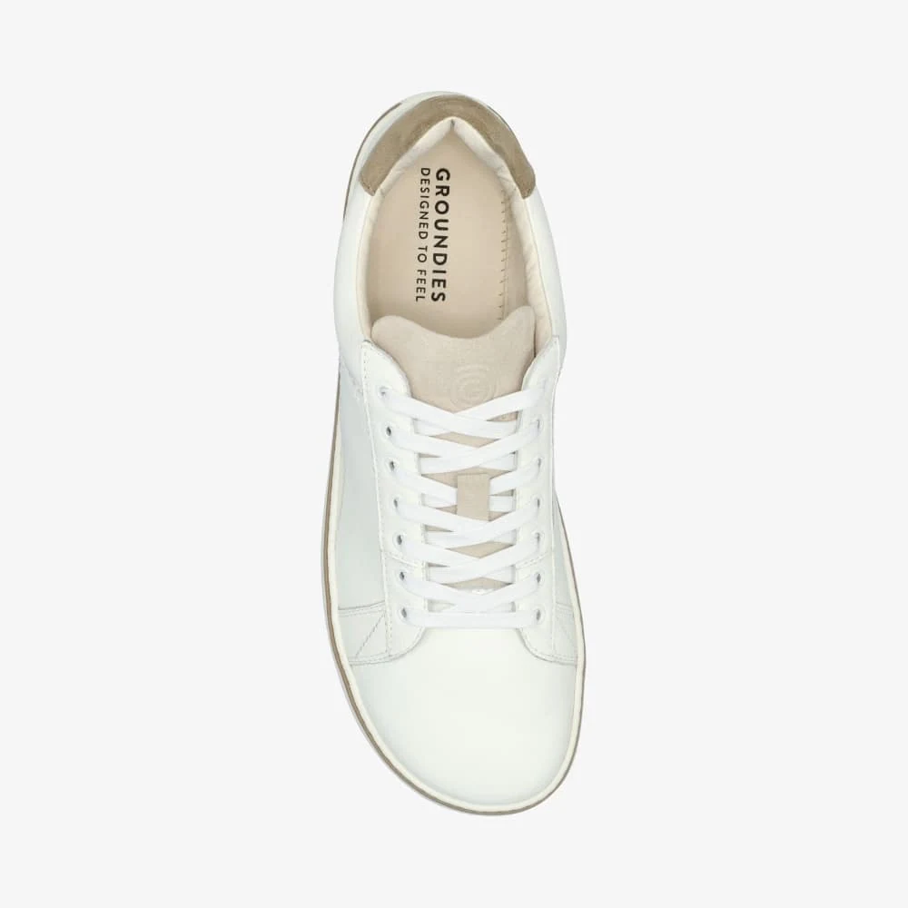 Мужские кроссовки Groundies Galaxy — White/Beige (Barefoot), фото 4