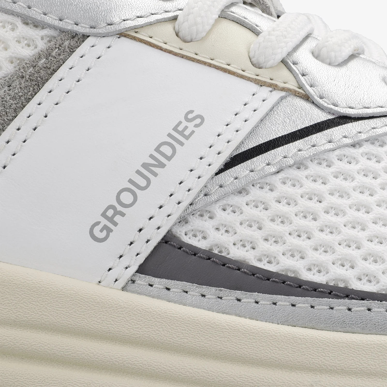Кроссовки Groundies Starlite 2.0 — White/Silver/Black (Barefoot), фото 4