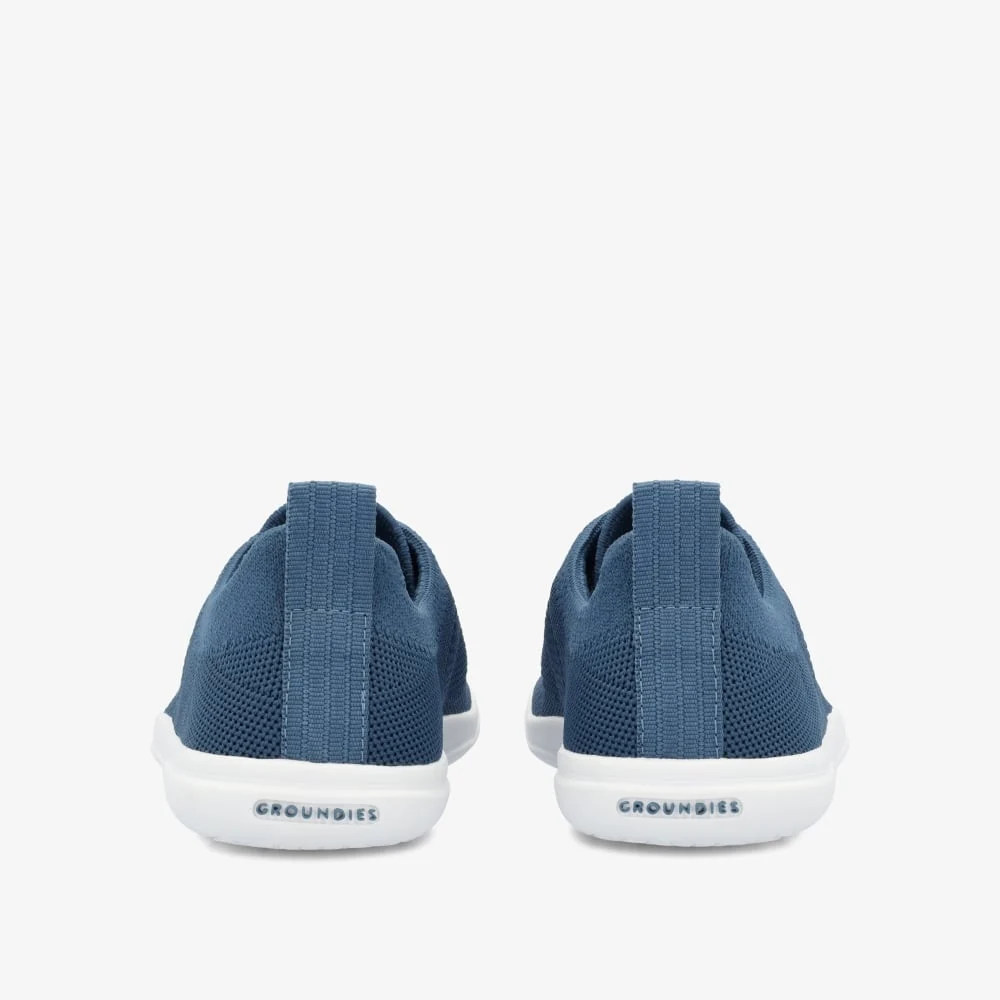 Мужские кроссовки Groundies Active Knit — Navy/White (Barefoot), фото 6
