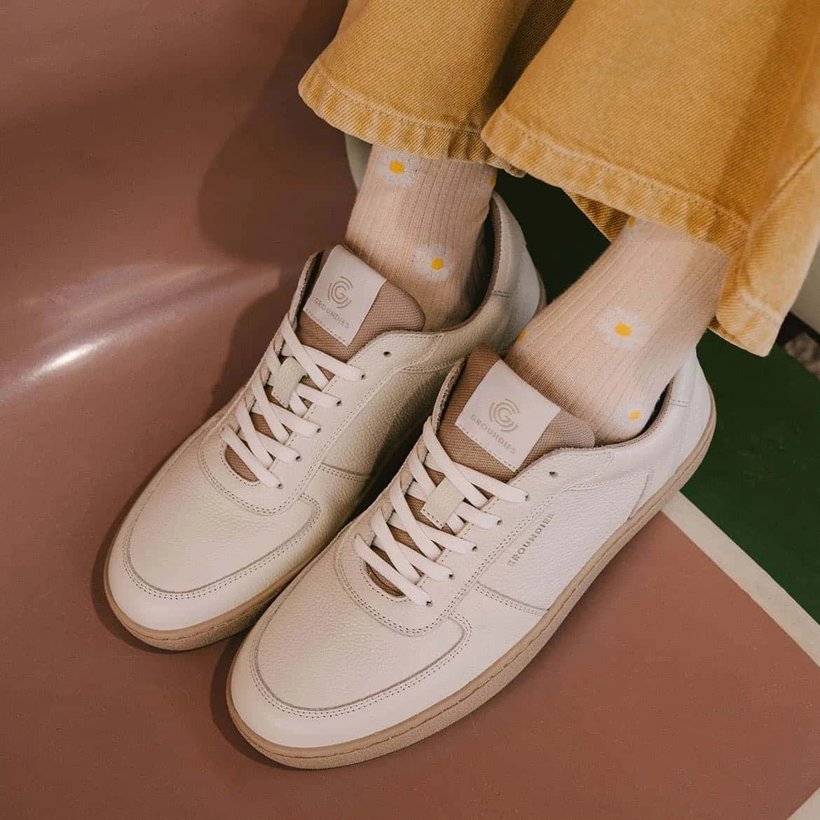 Женские кроссовки Groundies Hamptons 2.0 — Off-White (Barefoot Light), фото 2