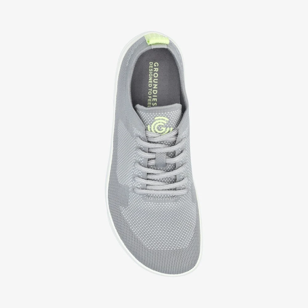 Мужские кроссовки Groundies Active Knit — Stone/Lime (Barefoot), фото 4
