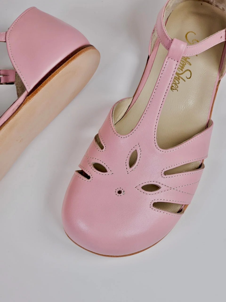 Harlem Rosy — розовая кожа, Zero Drop — подошва из неолита, фото 5