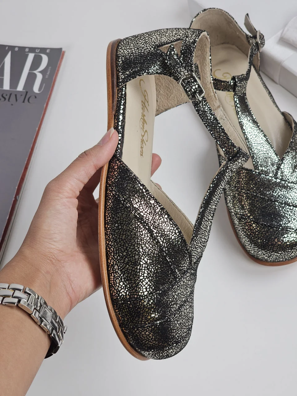 Harlem Sugar — замша оттенка Grey Stone, Zero Drop — подошва из неолита, фото 5