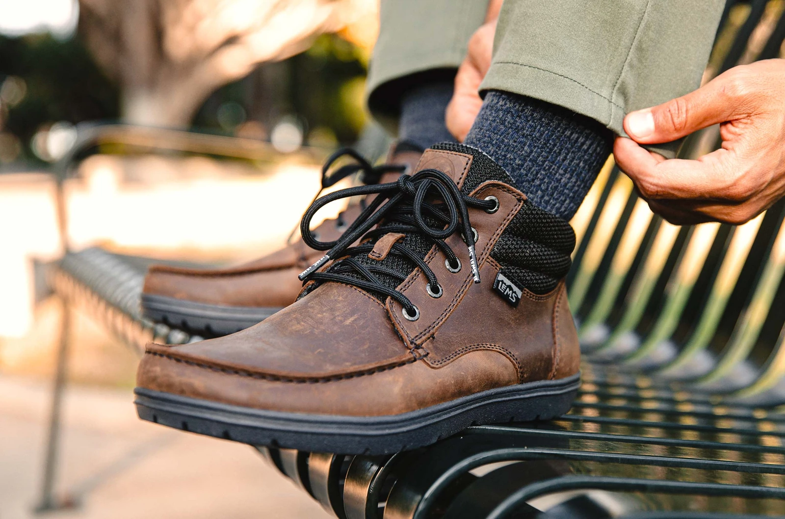 Lems Boulder Boot Mid Leather (Discontinued) — Umber (мужские), фото 2