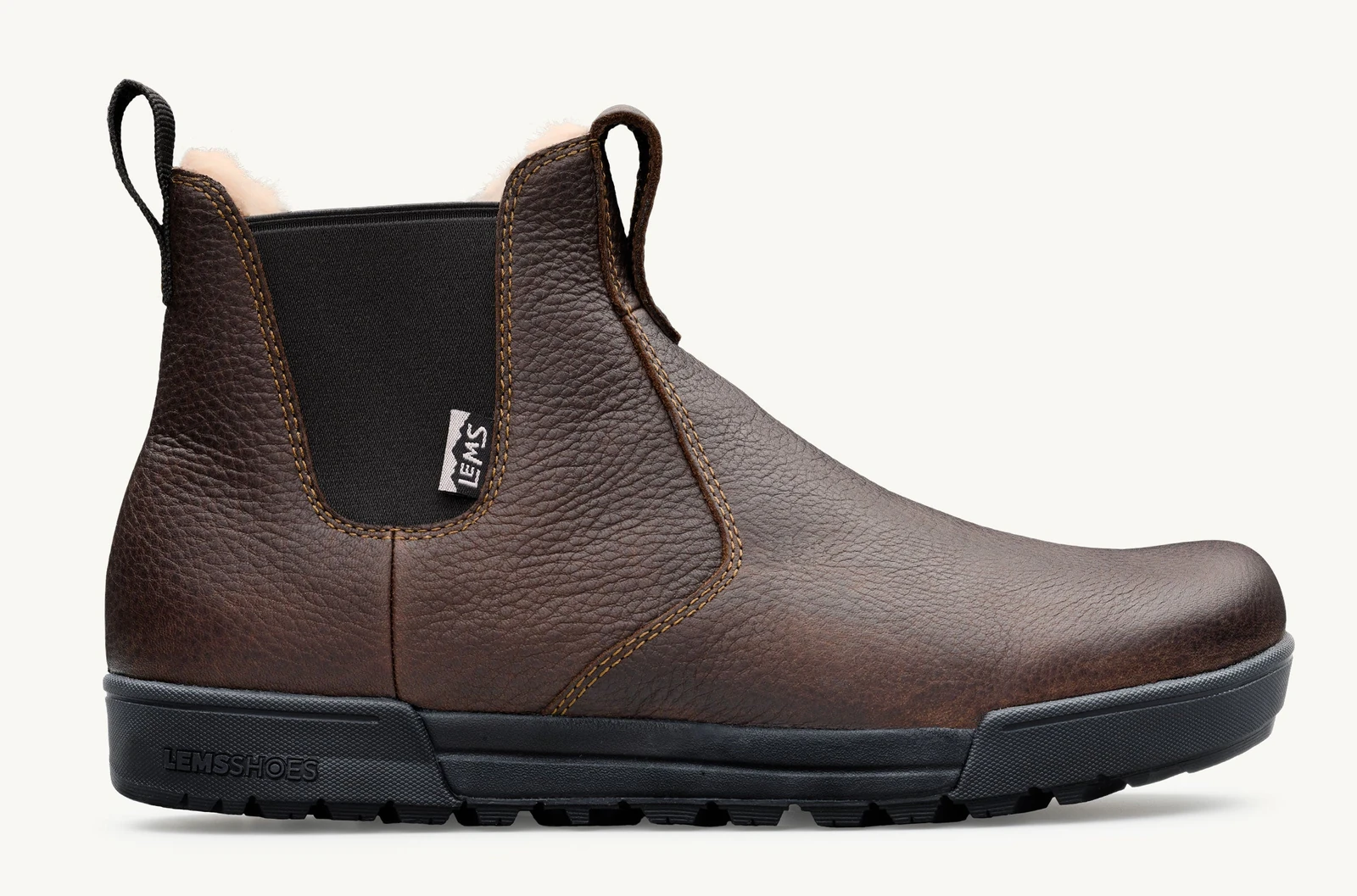 Lems Chelsea Boot Tuff Waterproof — Dark Roast (женские), фото 3
