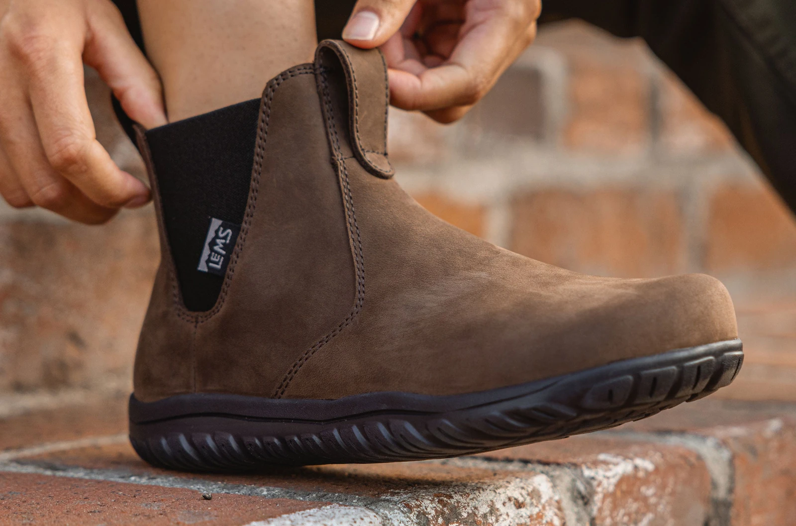Lems Chelsea Barefoot Boot Waterproof — Espresso (женские), фото 2