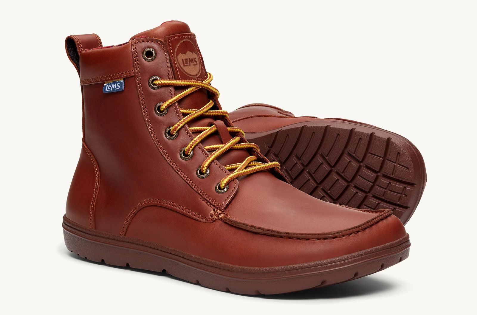 Lems Boulder Boot Leather (Discontinued) — Russet (мужские) — фото 1 из 10