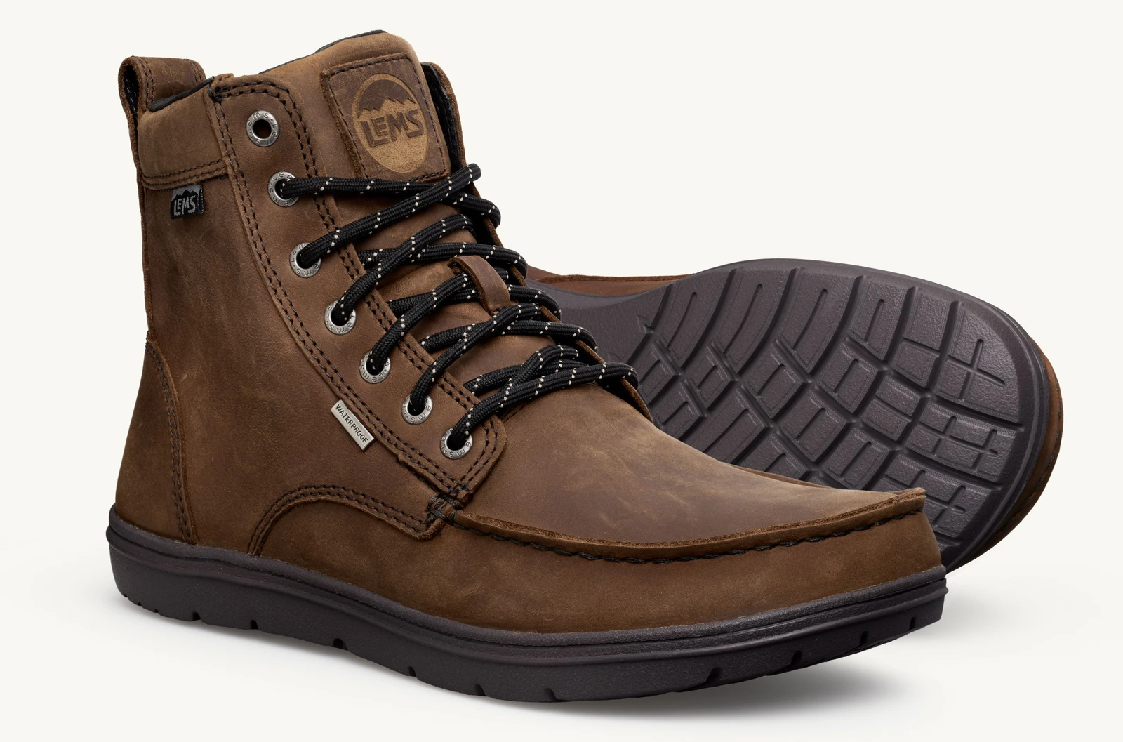 Lems Waterproof Boulder Boot (Discontinued) — Weathered Umber (мужские) — фото 1 из 10