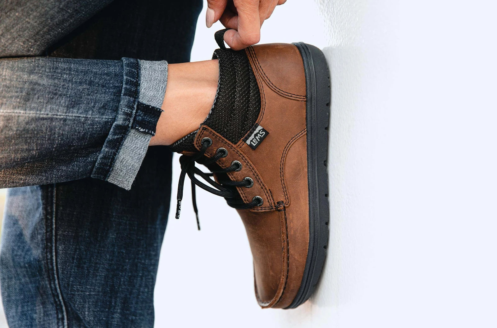 Lems Boulder Boot Mid Leather (Discontinued) — Umber (женские), фото 2