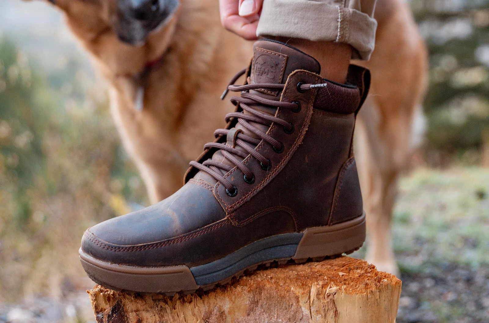 Lems Boulder Summit Waterproof — Rugged Bark (мужские), фото 2