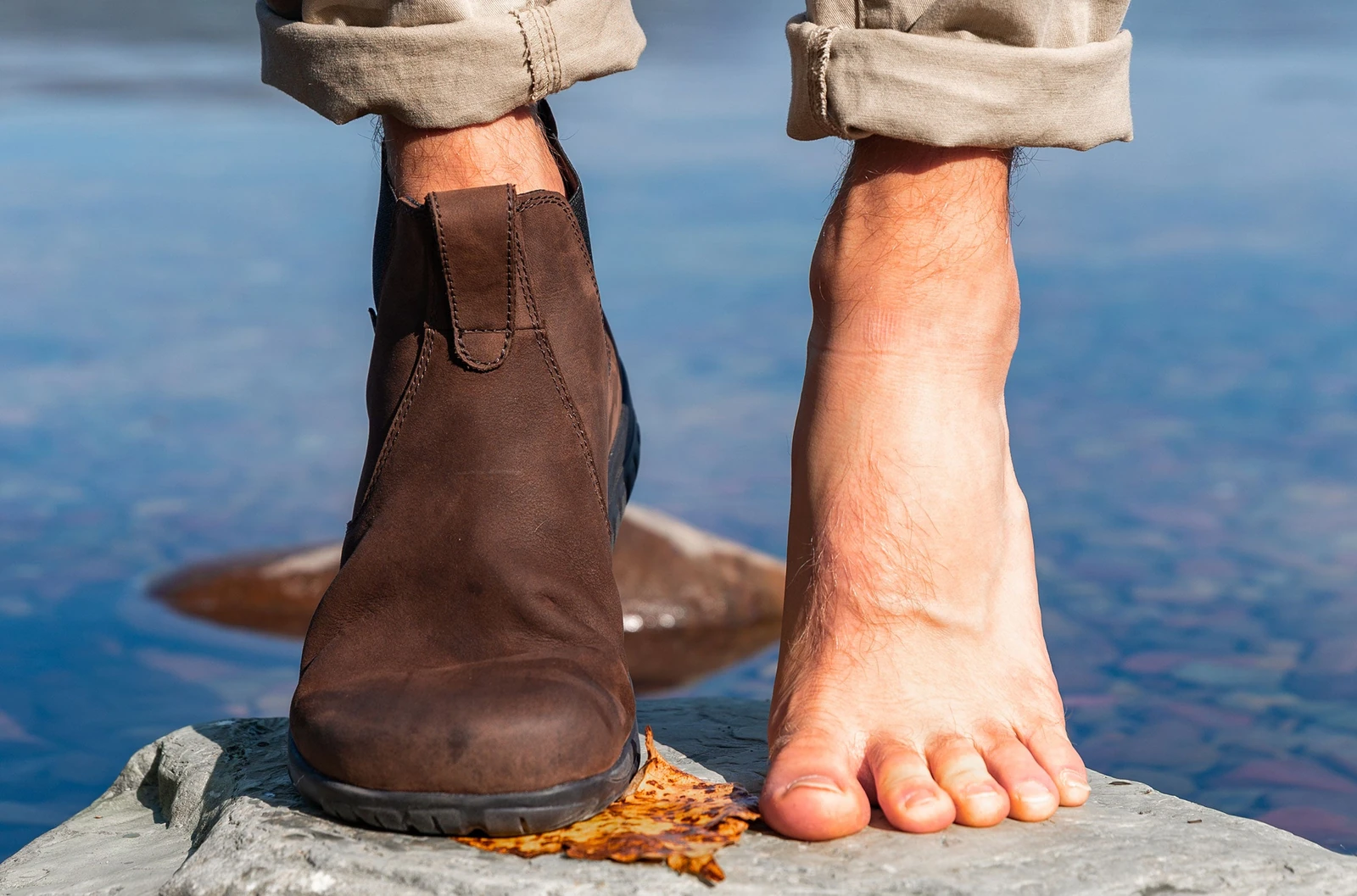 Lems Chelsea Barefoot Boot Waterproof — Espresso (мужские), фото 2