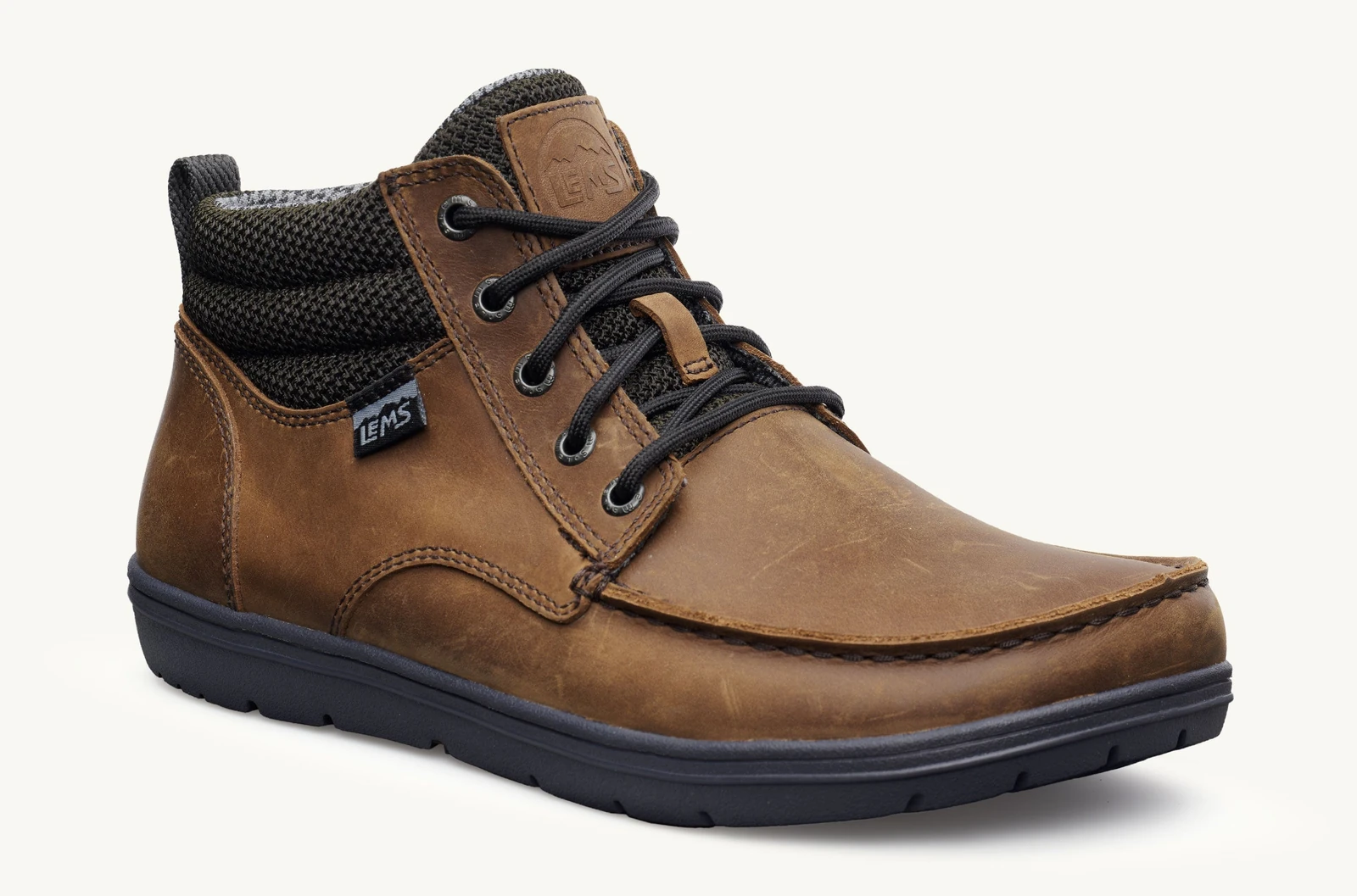 Lems Boulder Boot Mid Leather (Discontinued) — Umber (мужские), фото 10