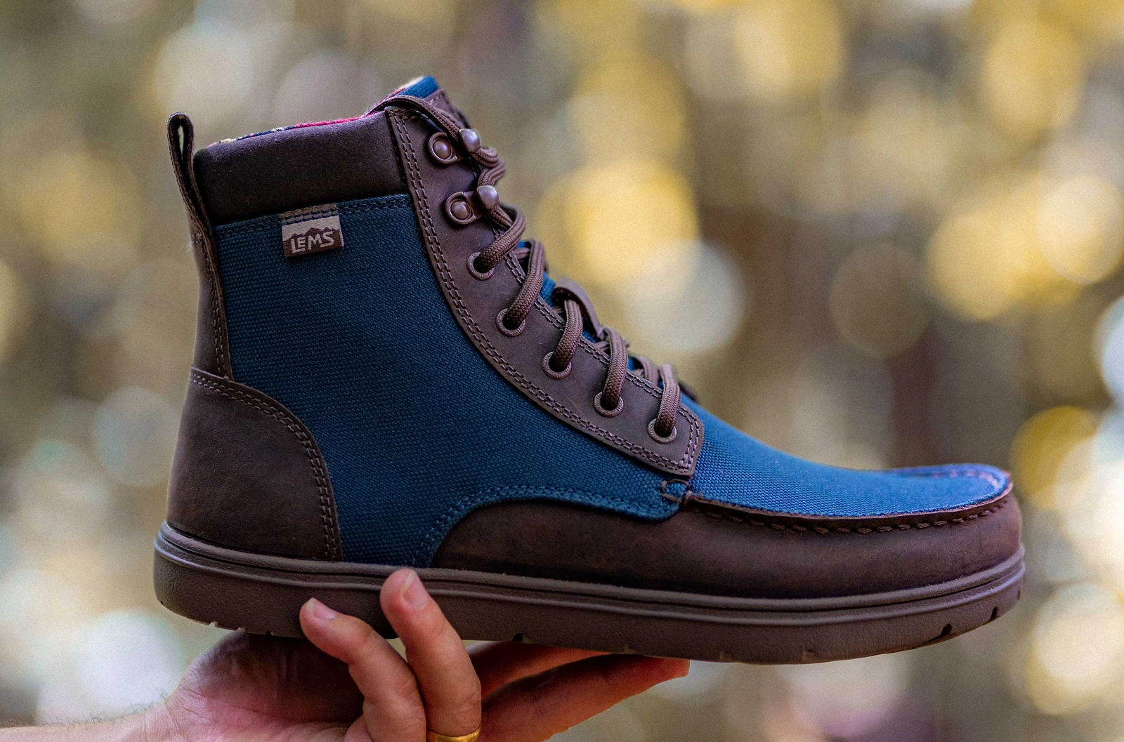 Lems Boulder Boot — Navy Stout (женские), фото 2