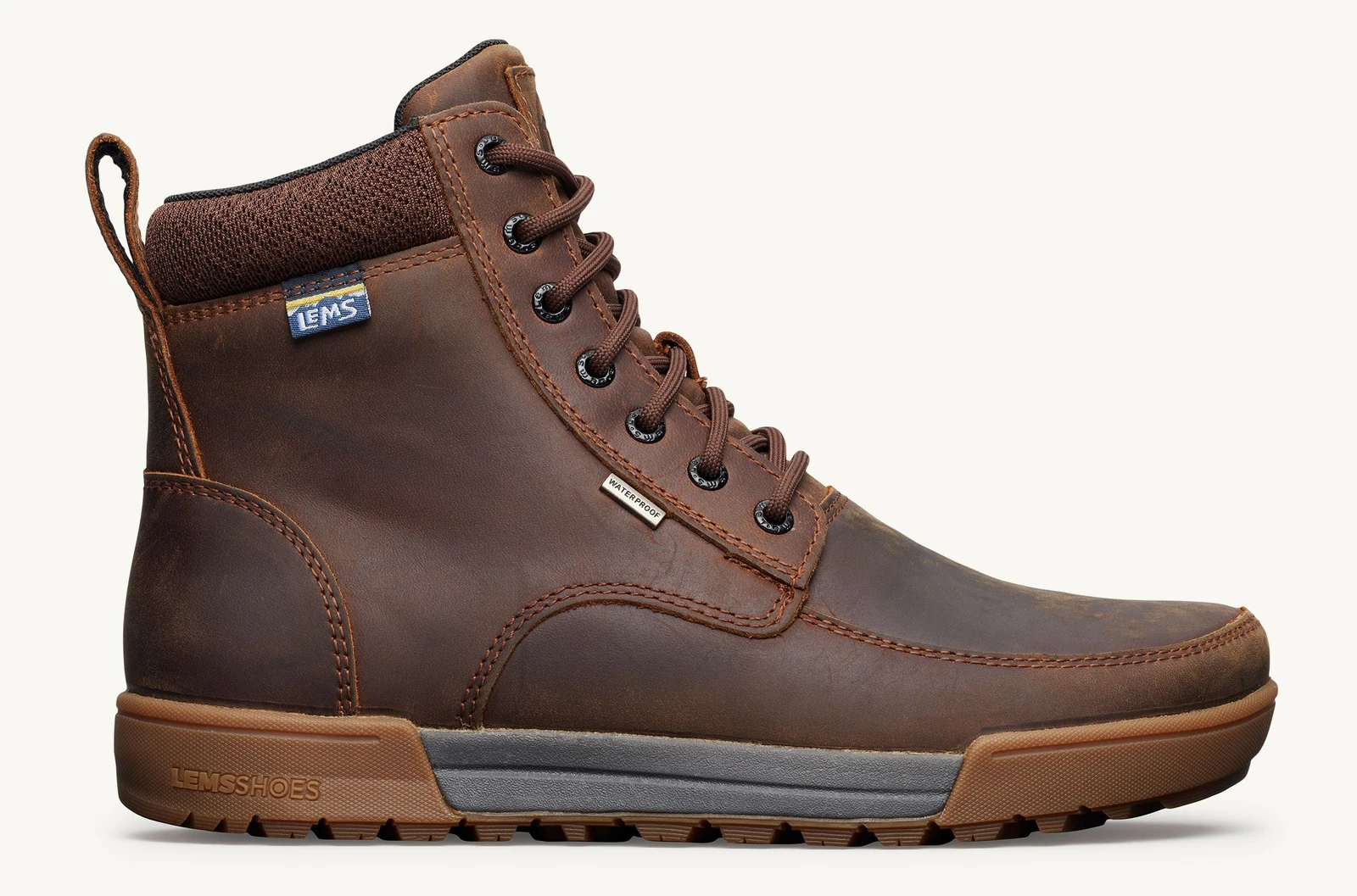 Lems Boulder Summit Waterproof — Rugged Bark (женские), фото 4