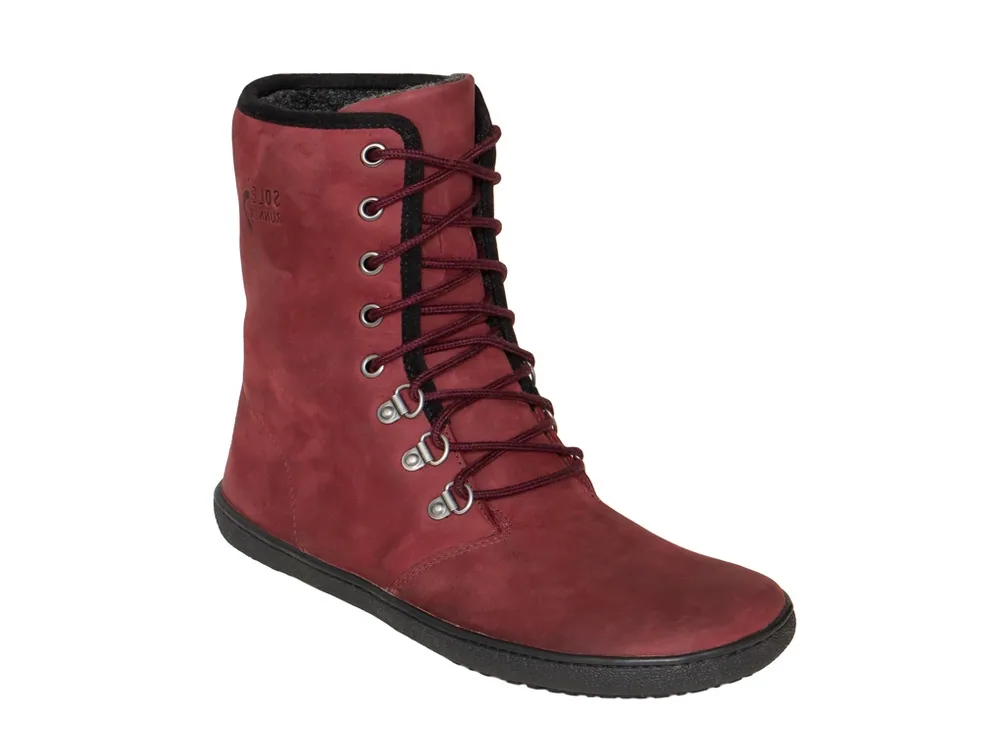 Женские зимние ботинки Sole Runner Yepa 2, бордовые, фото 5