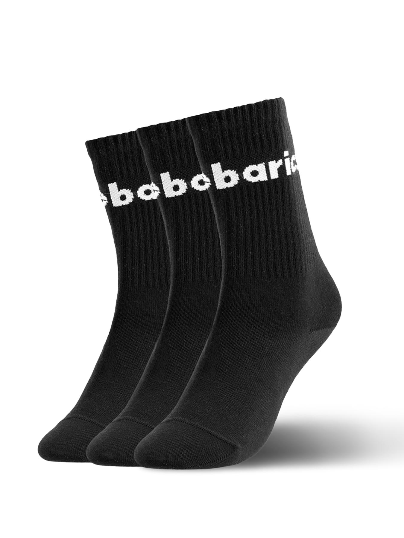 Носки Barebarics высокие - чёрный - крупный логотип — 3 пары — фото 1 из 7