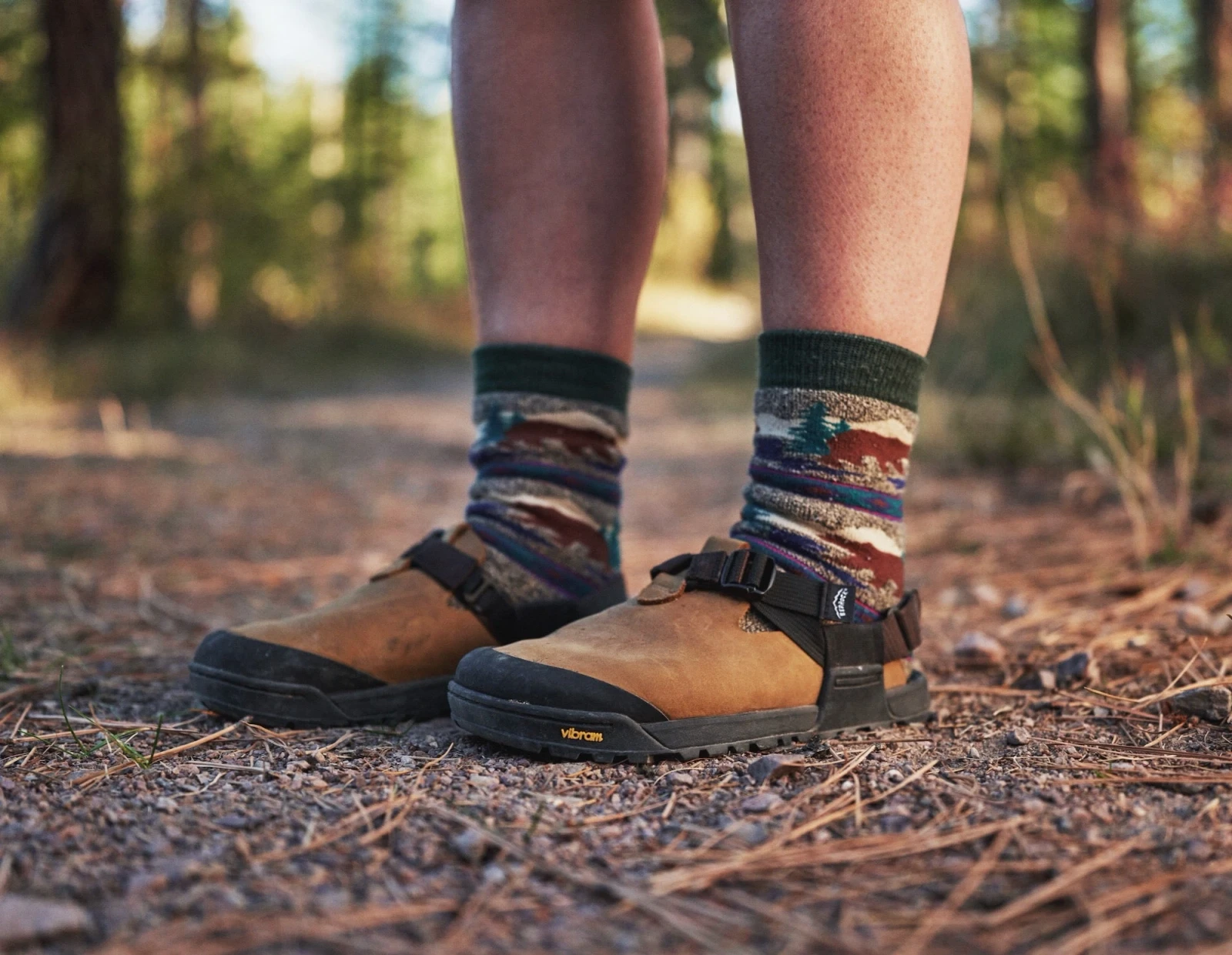 Сабо Bedrock Mountain Clog - Nubuck Leather — коричневый нубук, фото 5