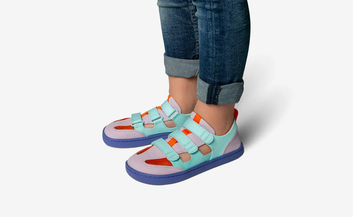 Детские босоногие сандалии Feelgrounds Arcade Kids — ярко-сиреневый, фото 6