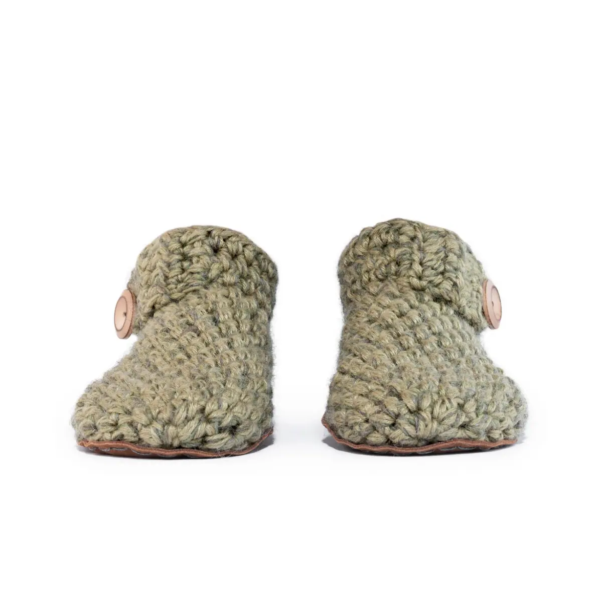 Домашние тапочки-ботинки Kingdom of Wow Classic Ankle Bootie — мшисто-зелёный, фото 3