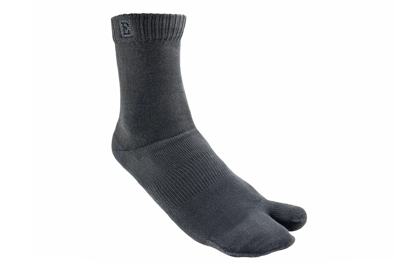 Носки Earth Runners Wool Tabi — угольно-серый, фото 2