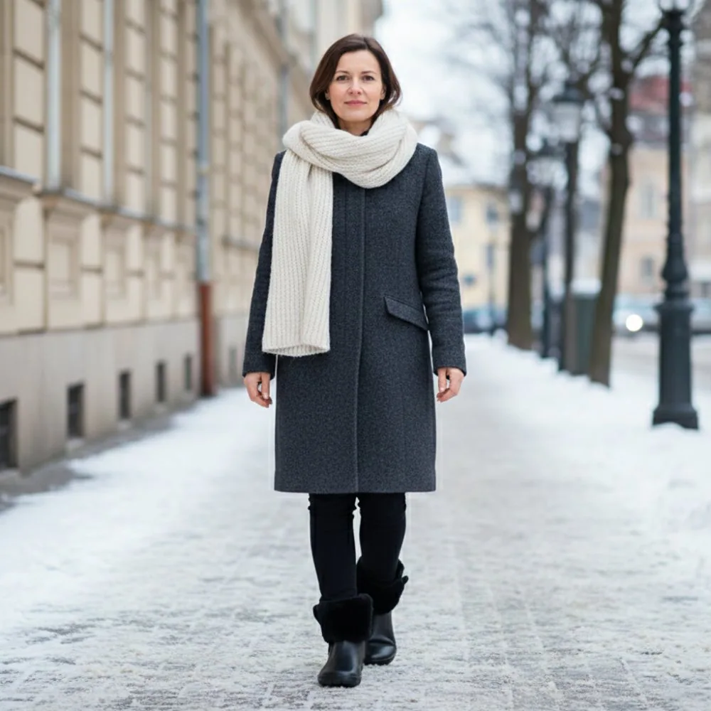 Женские ботинки ZAQQ HUQ Winter Black (чёрный цвет), фото 11