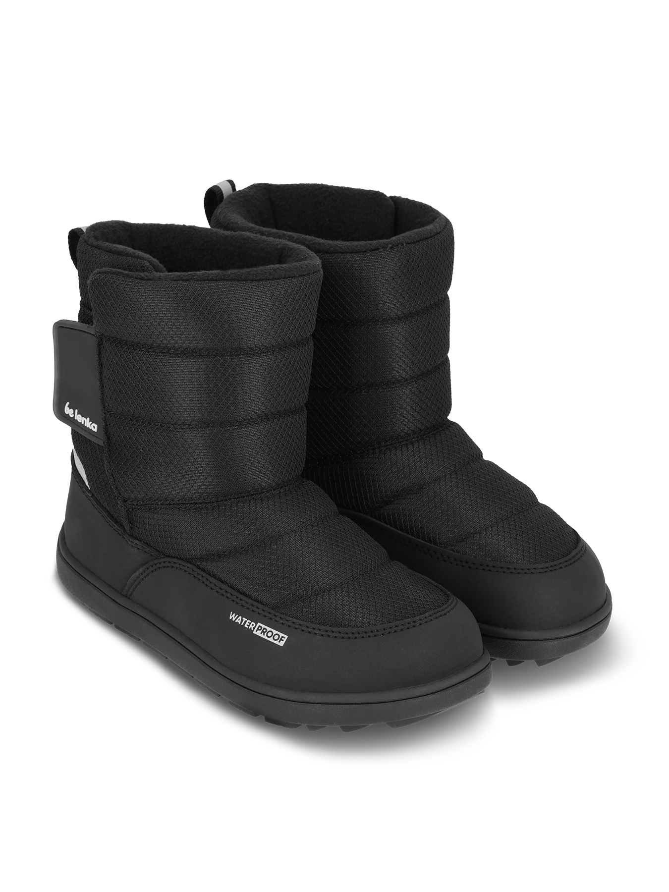 Детские босоногие ботинки Be Lenka Ailo Junior - полностью чёрный, фото 5